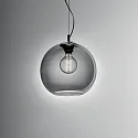 Ideal Lux Pendelleuchte NEMO FUME SP1 D50, E27, Ø 50cm, Rauchglas