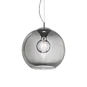 Pendant luminaire NEMO FUME\' SP1 D40, E27, Ø 40cm, smoked glass