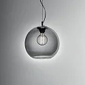 Ideal Lux Pendelleuchte NEMO FUME SP1 D40, E27, Ø 40cm, Rauchglas