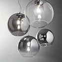 Ideal Lux Pendelleuchte NEMO FUME SP1 D40, E27, Ø 40cm, Rauchglas
