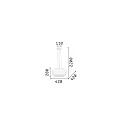 Ideal Lux Pendelleuchte ULISSE SP3 D42, 3-flammig, E27, Ø 42cm, weiß