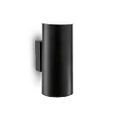 Wandstrahler LOOK AP2, 2-flammig, Up/Down, inkl. 2x GU10 (je 7W 3000K 540lm 50°, CRi>90, on-off), Metall, schwarz / weiß