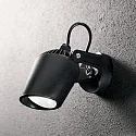 Ideal Lux Außenwandstrahler MINITOMMY AP1, IP66 IK10, inkl. GU10 LED 4.5W 4000K, Schwarz
