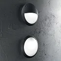 Ideal Lux Außenwandleuchte LUCIA-2 AP1, 1-flammig, E27, Schwarz