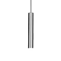 Pendelleuchte LOOK SP1 D06, IP20, Ø 6cm / 40cm, GU10 max. 28W (inkl. LED 7W 3000K 540lm 50°, CRi >90, on-off), chrom