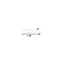 Ideal Lux Wall luminaire WHISKY AP1, E14, white