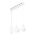 Pendant luminaire SOFT SB3, 3 flames, G9, 40W, white