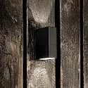 Ideal Lux Outdoor wall luminaire TETRIS-2, IP44, G9 max. 15W, aluminium / glass, matt anthracite