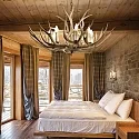 Ideal Lux Kronleuchter CHALET SP8, 8-flammig, E14, beige