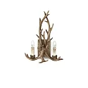 Wandleuchte CHALET AP2, 2-flammig, E14, beige