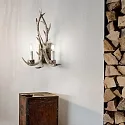 Ideal Lux Wandleuchte CHALET AP2, 2-flammig, E14, beige