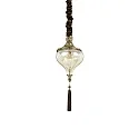 Pendelleuchte HAREM SP1, 1-flammig, E27, Antik-Messing