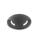Boden-Einbauleuchte LANDING PT BIG, IP67 IK10, Ø 14.5cm, GX53 (inkl.), befahrbar bis 5t, Harz, schwarz