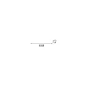 Ideal Lux Baldachin LINEAR STANDARD, eckig, 88cm, 3-fach, Überstand-Blende, weiß