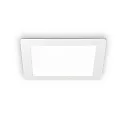 LED Einbau-Flächenleuchte GROOVE SQUARE, IP20, schaltbar, weiß / satiniert, 11.8cm, 10W 3000K 710lm 110°, weiß