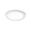 LED Einbau-Flächenleuchte GROOVE ROUND, IP20, Ø 16.8cm, schaltbar, weiß / satiniert, 20W 3000K 1450lm 110°, weiß