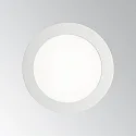 Ideal Lux LED Einbau-Flächenleuchte GROOVE ROUND, IP20, Ø 16.8cm, schaltbar, weiß / satiniert, 20W 3000K 1450lm 110°, weiß