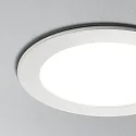 Ideal Lux LED Einbau-Flächenleuchte GROOVE ROUND, IP20, Ø 16.8cm, schaltbar, weiß / satiniert, 20W 3000K 1450lm 110°, weiß