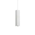Pendant luminaire SKY, height 30cm, incl. GU10 28W 2700K, adjustable height, white