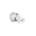 Outdoor wall luminaire XENO AP1, 1 flame, IP44, GU10, pivotable, matt white
