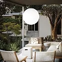 Outdoor pendant luminaire SOLE MEDIUM, IP44, Ø 40cm, E27, plastic
