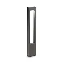 Outdoor Stehleuchte VEGA, Höhe 80cm, G9, Aluminium / Glas gehärtet, Anthrazit