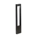 Outdoor Stehleuchte VEGA, Höhe 80cm, G9, Aluminium / Glas gehärtet, Schwarz