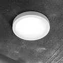 Ideal Lux LED Wand-/Deckenleuchte UNIVERSAL ROUND, IP20, weiß, Ø 22.5cm, 19W 3000K 1120lm 110°