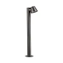 Outdoor Stehleuchte GAS PT1, IP43, 80cm, GU10, Aluminium / Hartglas, Anthrazit