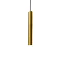 Pendelleuchte LOOK SP1 D06, IP20, Ø 6cm / 40cm, GU10 max. 28W (inkl. LED 7W 3000K 540lm 50°, CRi >90, on-off), brüniert