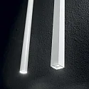 LED Pendelleuchte ULTRATHIN ROUND, 100cm / Ø 3cm, 11.5W 3000K 970lm, Chrom poliert