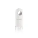 Cable holder for mounting on wall or ceiling, Ø 1.5cm / H 3cm, white