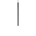 LED pendant luminaire ULTRATHIN ROUND, lenght 40cm / Ø 3cm, 11.5W 3000K 1000lm, matt black