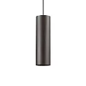 Pendelleuchte LOOK SP1 D12, IP20, Ø 12cm / 40cm, GU10 QPAR111 max. 28W (inkl. LED 10W 3000K 750lm 22°, on-off), schwarz