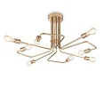 Deckenleuchte TRIUMPH, 8-flammig, Ø 92cm, E27, Messing antik