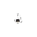 Ideal Lux Pendelleuchte NORDIK-SP4, E27, Ø 50cm, schwarz / innen Gold