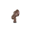 Outdoor Erdspießstrahler TERRA SMALL, IP65, GU10, schwenkbar, Aluminium, Kaffeebraun