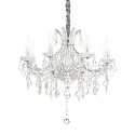 Chandelier NAPOLEON, 8 flames, Ø 67cm, E14, chrome