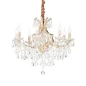 Chandelier NAPOLEON, 8 flames, Ø 67cm, E14, gold