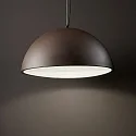 Ideal Lux Pendant luminaire FOLK, 1 flame, Ø 40cm, E27, rust look / white