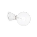 Wall / Ceiling luminaire WINERY, E27 max. 60W, tilted, ceramics, white
