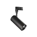 LED 3-Phasen Strahler SMILE ON-OFF, 24°, 30W, 3000K, 3500lm, CRI90, IP20, schwarz