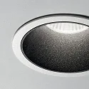 Ideal Lux LED Decken-Einbauleuchte GAME TRIM ROUND, IP40 IK06, Ø 8.5cm, 11W 3000K 36°, CRi >90, UGR <19, on-off, weiß-schwarz