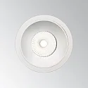 Ideal Lux LED Decken-Einbauleuchte GAME TRIM ROUND, IP40 IK06, Ø 8.5cm, 11W 3000K 36°, CRi >90, UGR <19, on-off, weiß
