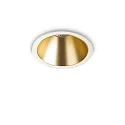 LED Decken-Einbauleuchte GAME TRIM ROUND, IP40 IK06, Ø 8.5cm, 11W 3000K 36°, CRi >90, UGR <19, on-off, weiß-gold