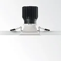 Ideal Lux LED Decken-Einbauleuchte GAME TRIM SQUARE, IP20, 8.4 x 8.4cm, 11W 3000K 950lm 36°, CRi >90, UGR <19, on-off, weiß