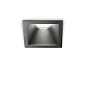 LED Decken-Einbauleuchte GAME TRIM SQUARE, IP20, 8.4 x 8.4cm, 11W 3000K 950lm 36°, CRi >90, UGR <19, on-off, schwarz