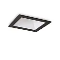 LED Decken-Einbauleuchte GAME TRIM SQUARE, IP20, 8.4 x 8.4cm, 11W 3000K 950lm 36°, CRi >90, UGR <19, on-off, schwarz-weiß