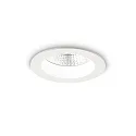 LED Einbaustrahler BASIC ACCENT, IP44, Ø 10.3cm, 10W 3000K 1000lm 45°, Weiß matt