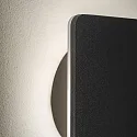 Ideal Lux LED wall luminaire COVER SQUARE, 20 x 20cm, 9W 3000K 1100lm, indirect, black / opal